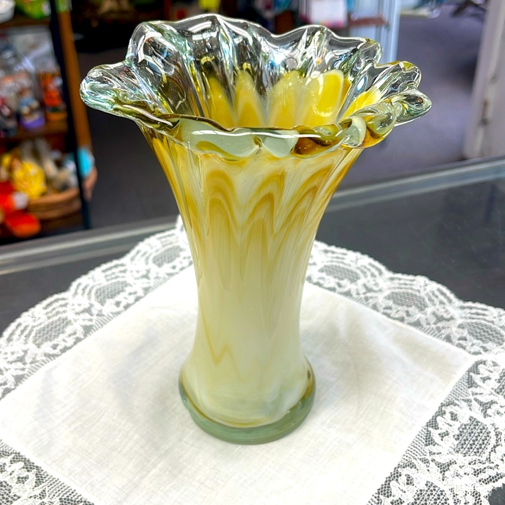 Hand-made tulip vase